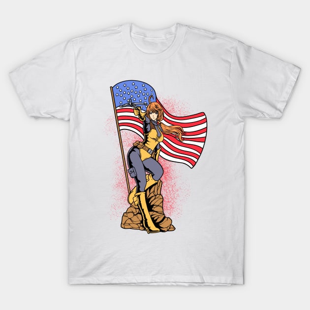 Real American Heroes T-Shirt by asterami